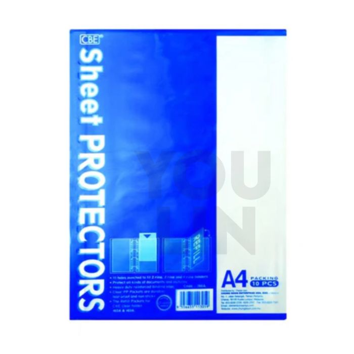 CBE 305A A4 Sheet Protector 10's