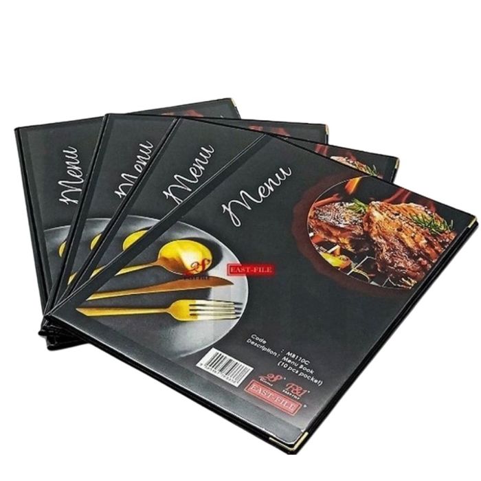 EAST FILE A4 MENU BOOK - 10 POCKET
