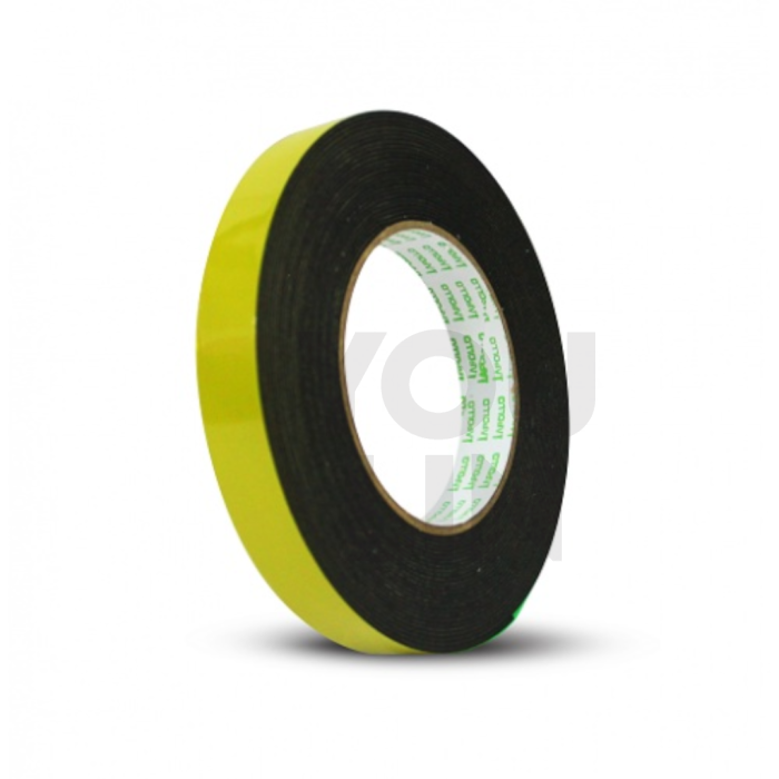 Apollo Double Sided General Purpose Black Foam Tape 18mm x 9m