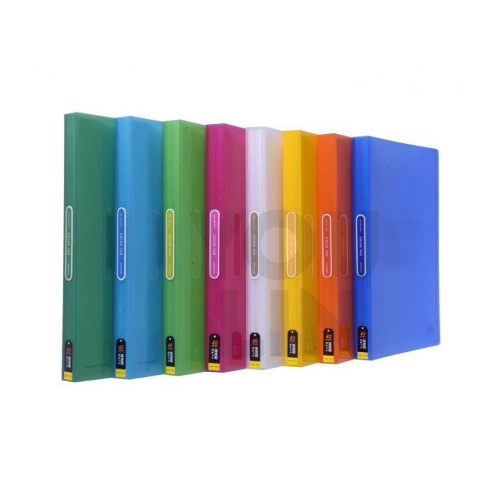 Kokuyo Color Tag Clear Book 40 Pocket