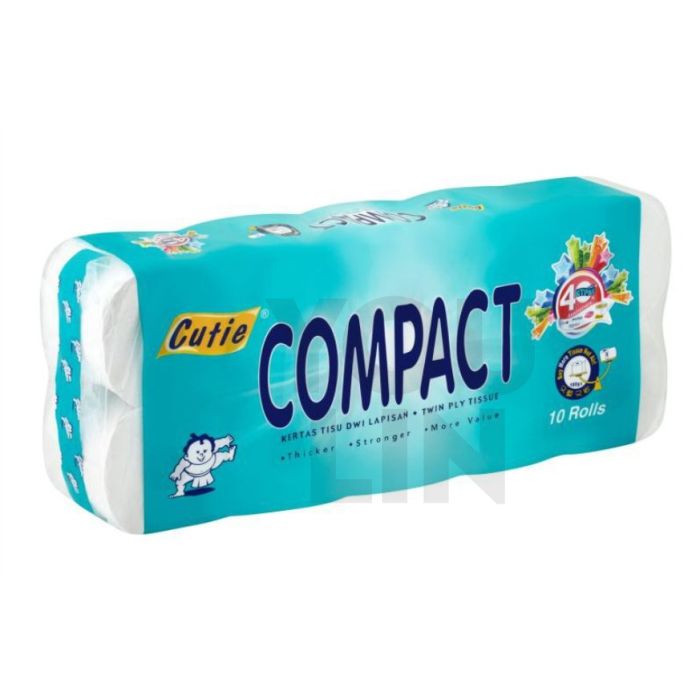 Premier Cutie Compact Toilet Roll (10'S)
