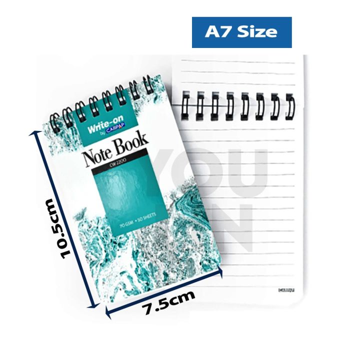 Campap CW2200 A7 Wire-O Note Book 50's