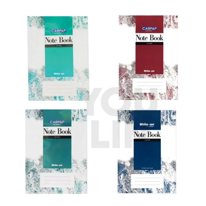 Campap A4 PVC Cover Note Book