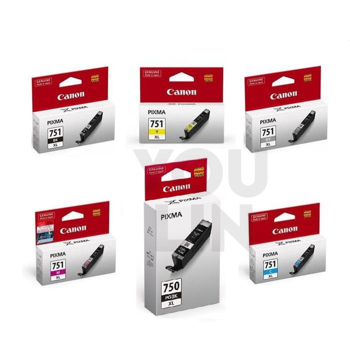 Canon CLI-751XL Ink Cartridge (Per Pcs) - Colour