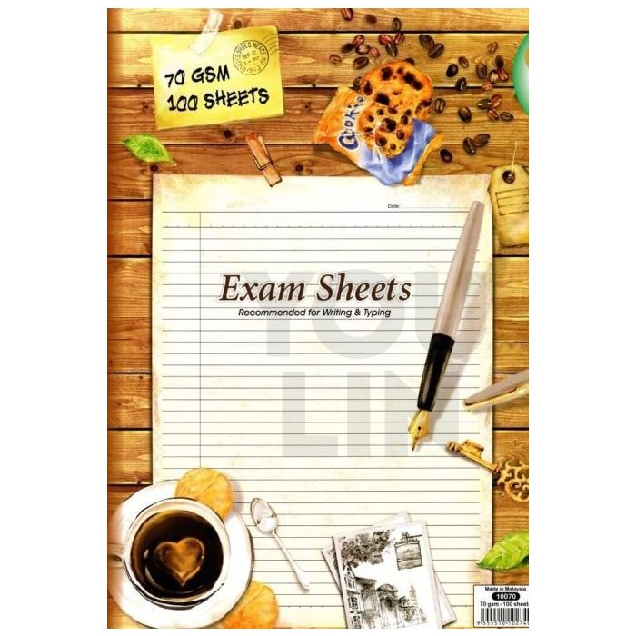 SBS 10070 A4 70GM SINGLE FOOLSCAP PAPER 100'S (NO HOLE)