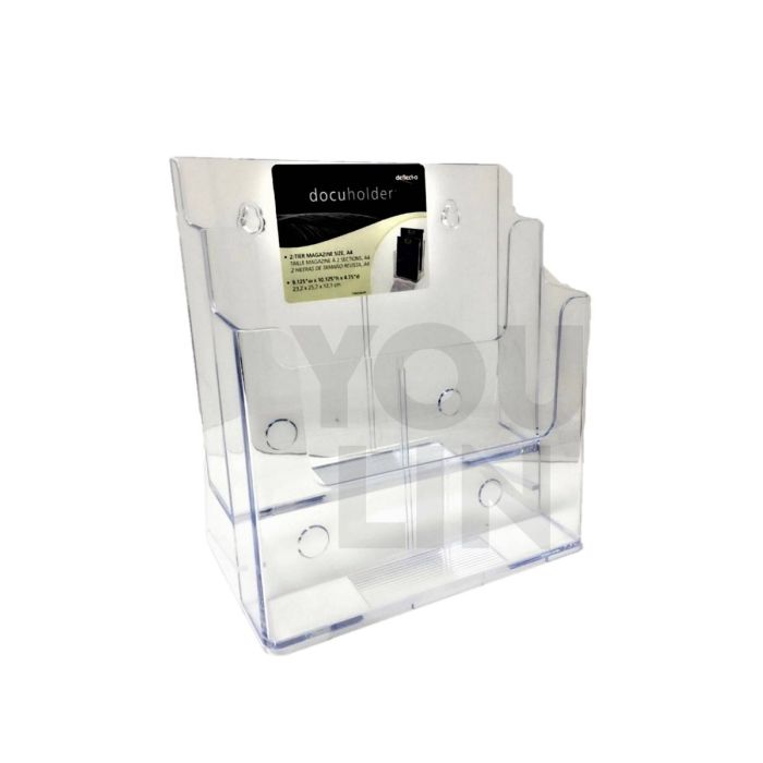 A4 2 Layer Acrylic Brochure Stand