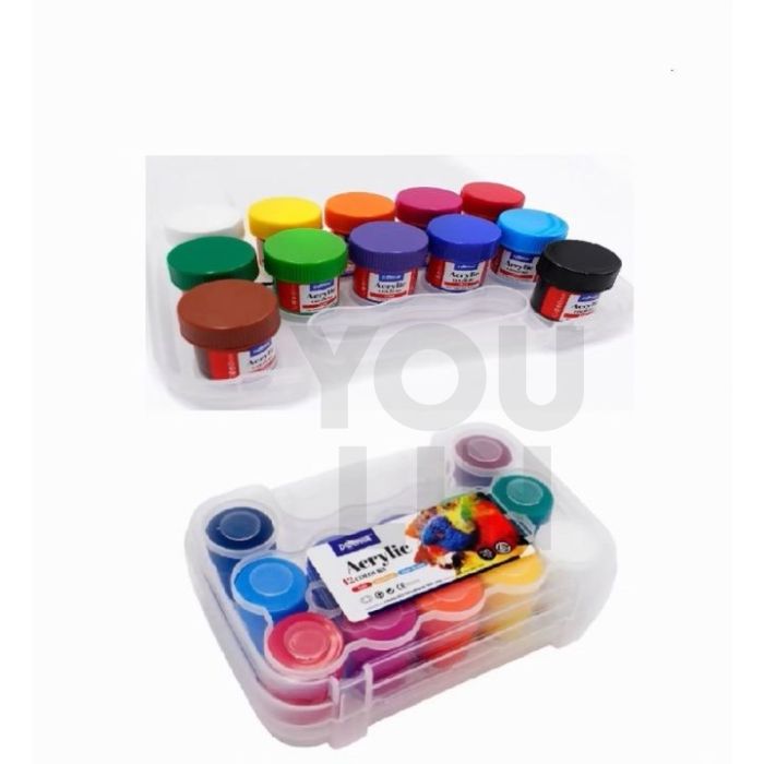 Dolphin DOL-AC616 Acrylic Color 20ML 12 Color