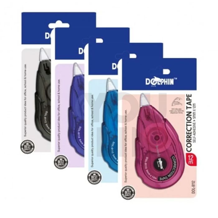 Dolphin 8112 Correction Tape - 5MM X 12M