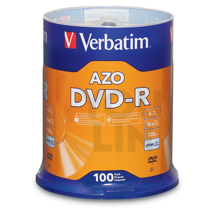 Verbatim DVD-R 16X 4.7GB 100Pcs