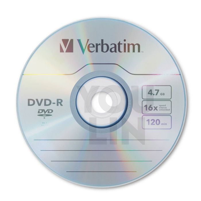 Verbatim DVD-R 16X 4.7GB 120Min With Case (C)