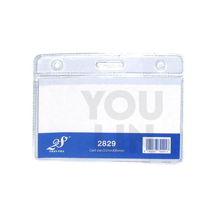 EAST-FILE PVC NAME BADGE 2829 (95 X 55MM, HORIZONTAL)