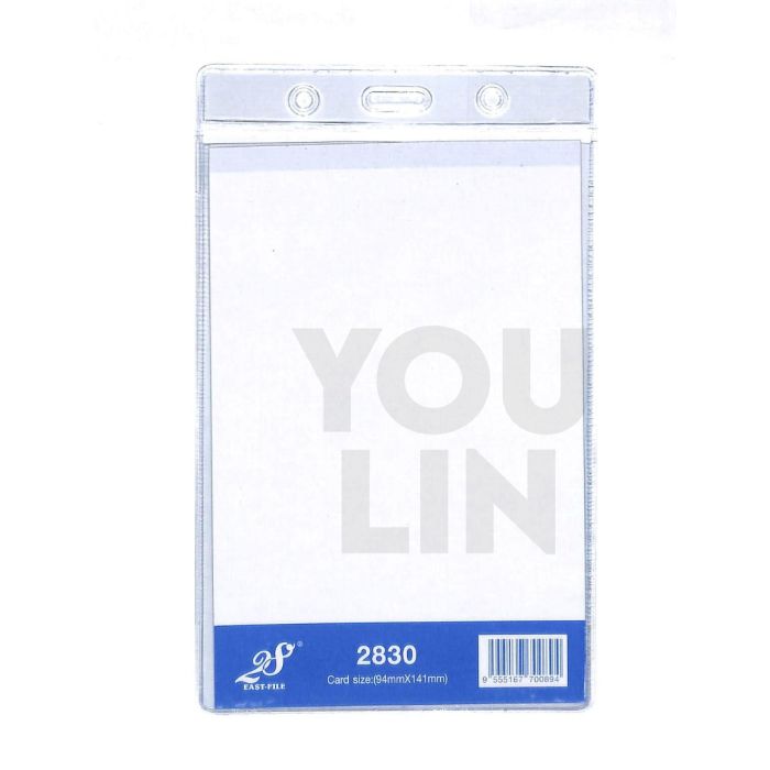 EAST-FILE PVC NAME BADGE 2830 (94 X 141MM, VERTICAL)