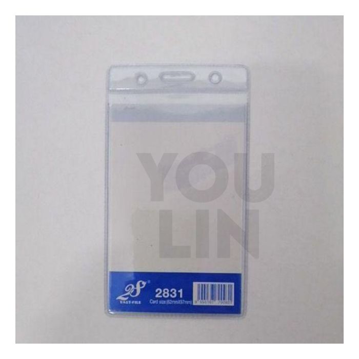 EAST-FILE PVC NAME BADGE 2831 (62 X 97MM, VERTICAL)