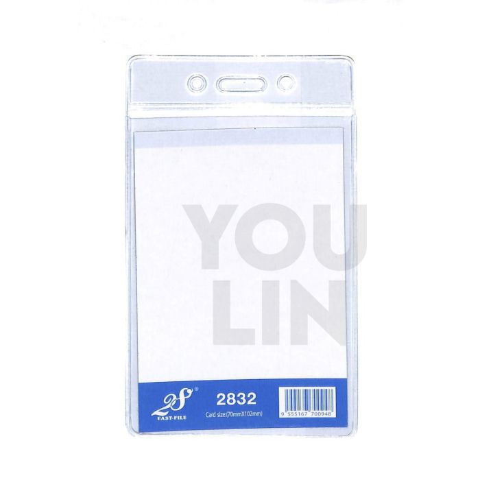 EAST-FILE PVC NAME BADGE 2832 (70 X 102MM, VERTICAL)