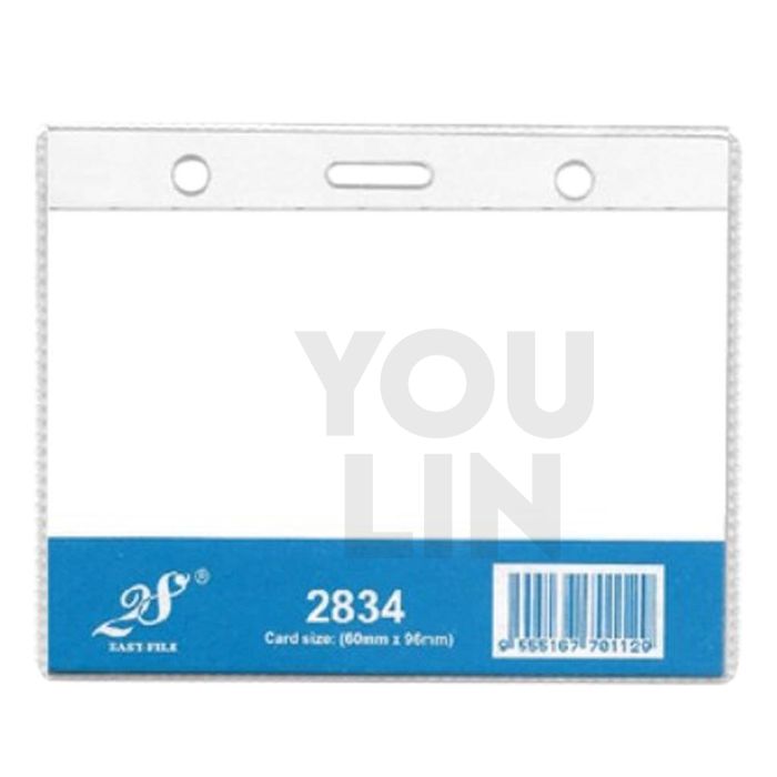 EAST-FILE PVC NAME BADGE 2834 (96 X 60MM, HORIZONTAL)