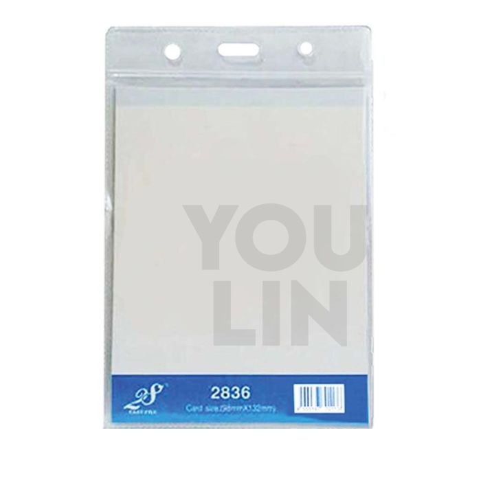 EAST-FILE PVC NAME BADGE 2836 (98 X 132MM, VERTICAL)