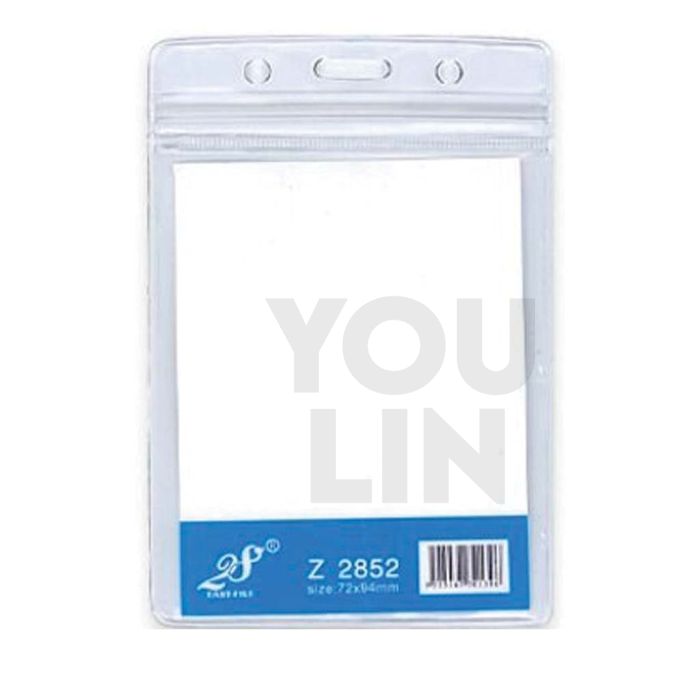 East-File 2852Z Name Badge With Plastic Zip
