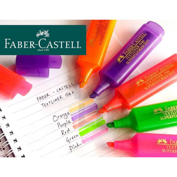 Faber Castell 1546 Super Flourescent Textliner/Highlighter Pen