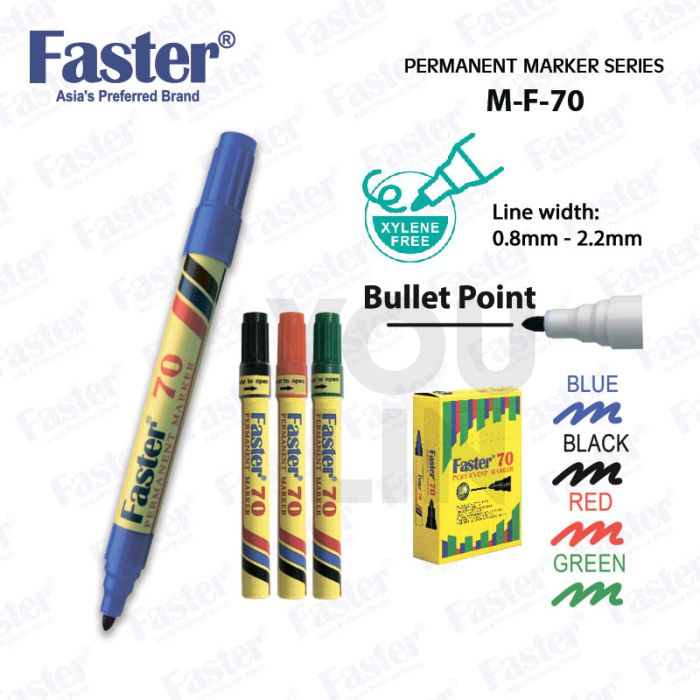 Faster 70 Permanent Marker Pen