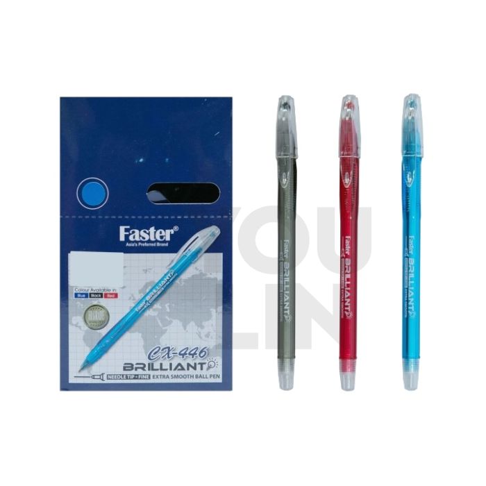 Faster BP-CX-446 0.6mm Brilliant Ball Pen