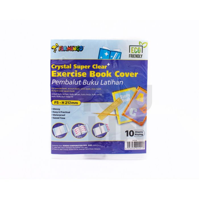 Flamingo 8-212C Exercise Book Cover 10's