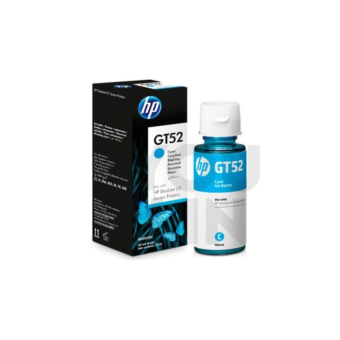 Hp Deskjet GT52 All-In-One Cyan Ink