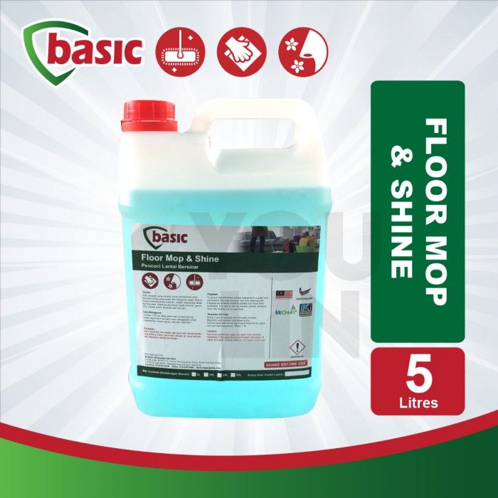 BASIC FLOOR MOP & SHINE - 5L