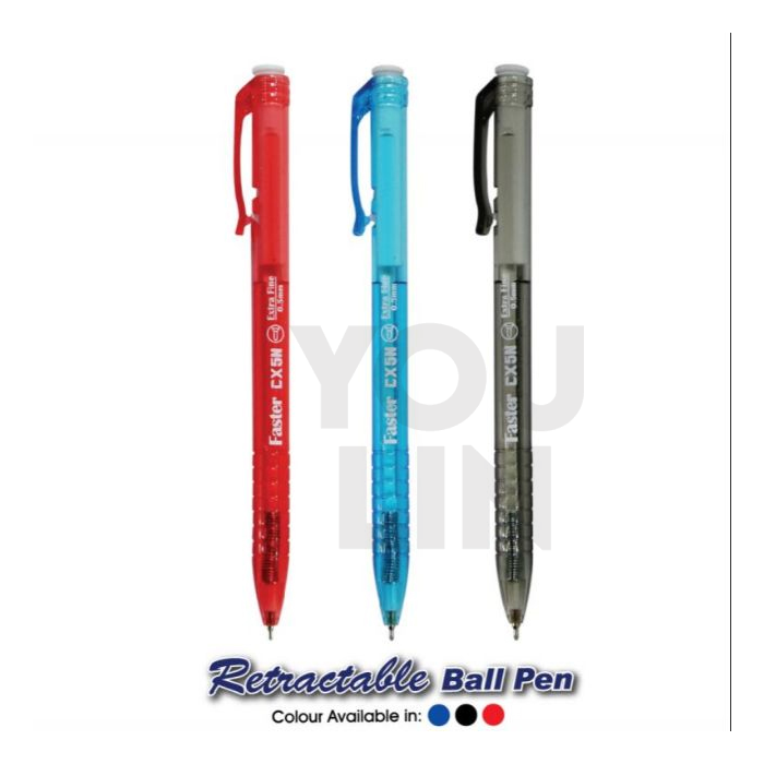 Faster 0.5mm Ret Ball Pen