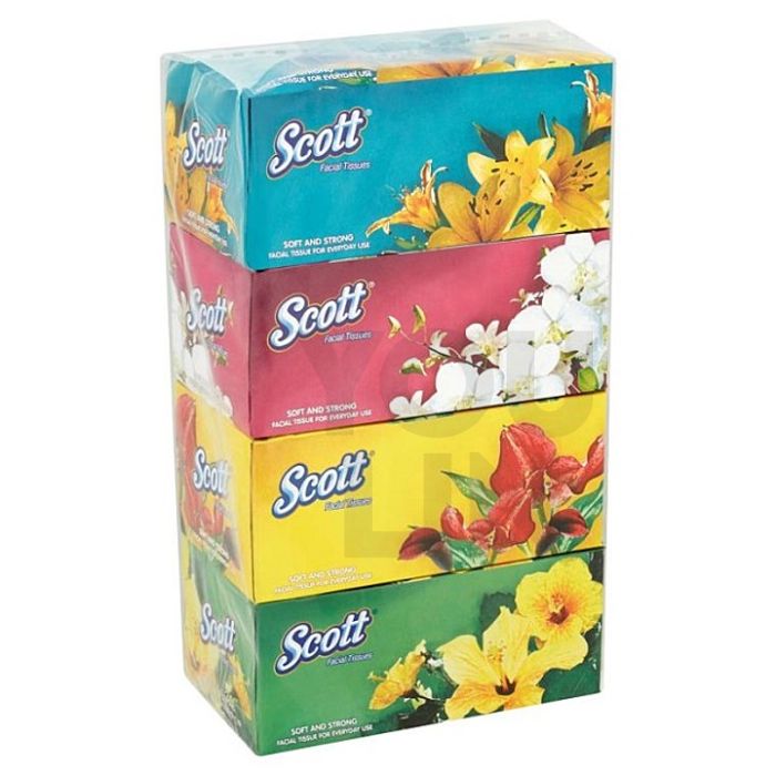 SCOTT FACIAL TISSUE (4 X 150'S)