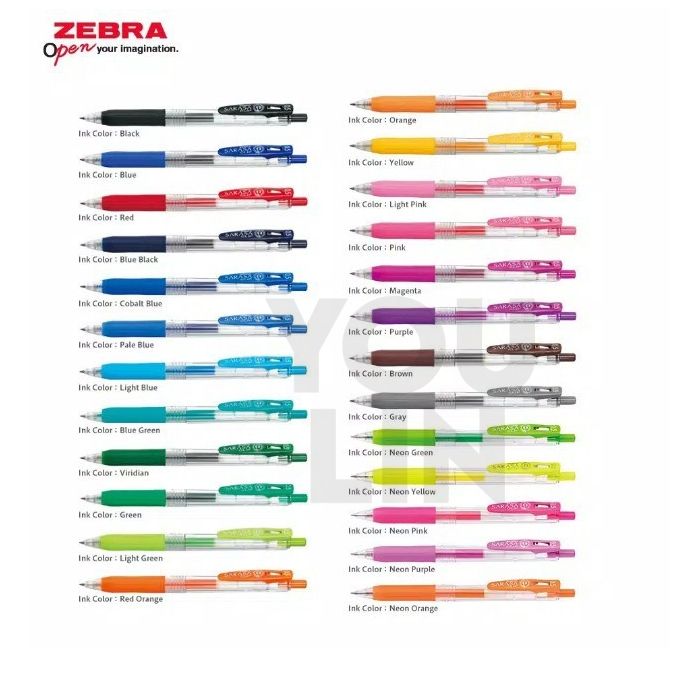 Zebra JJ15 Sarasa Clip Gel Pen 0.5MM