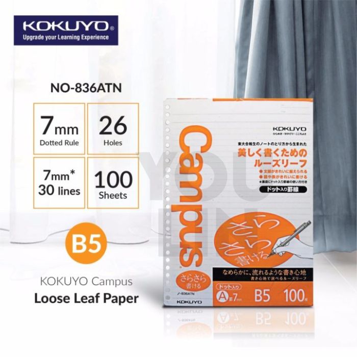 Kokuyo 836ATN Campus Loose Leaf Paper