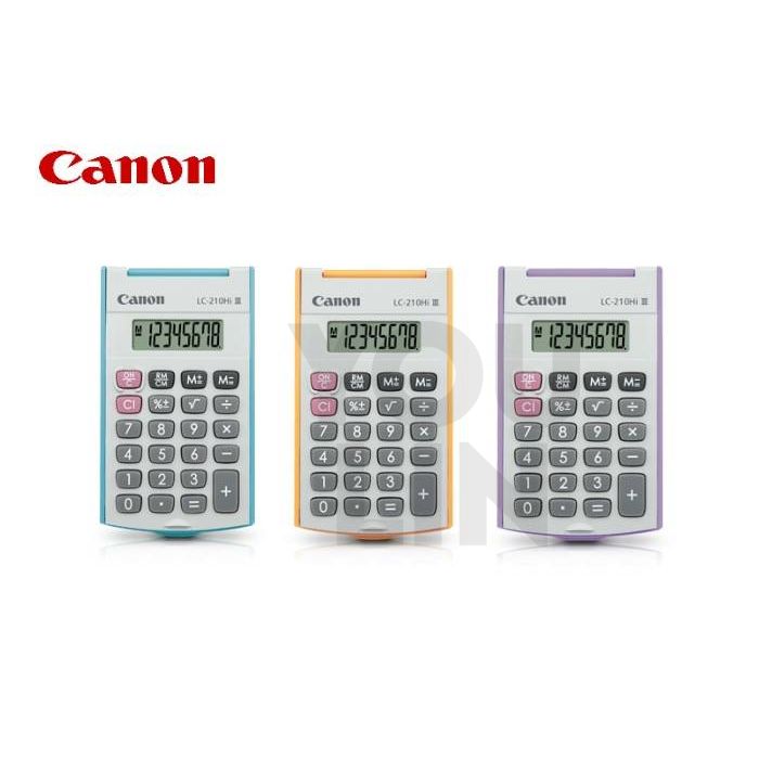 Canon Pocket Calculator 8 Digits LC-210HI III