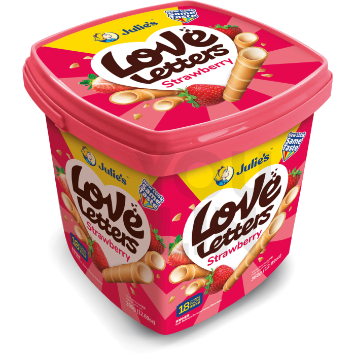 Julie's Biscuit Love Letter Strawberry 705g