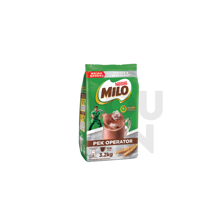 Nestle Milo Activ-Go Chocolate Malt Powder 3.2kg
