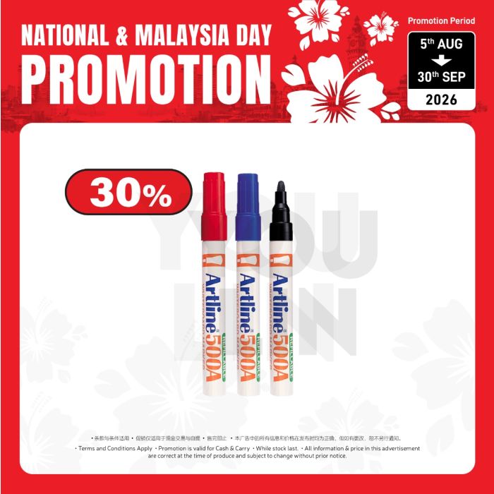 Artline 500A Whiteboard Marker Pen 2.0mm