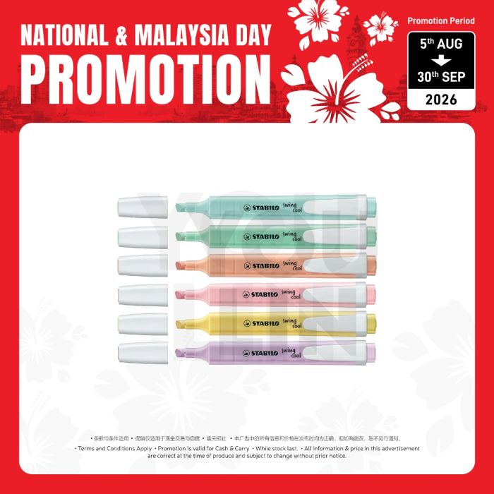 STABILO Swing Cool Highlighter - Pastel Color