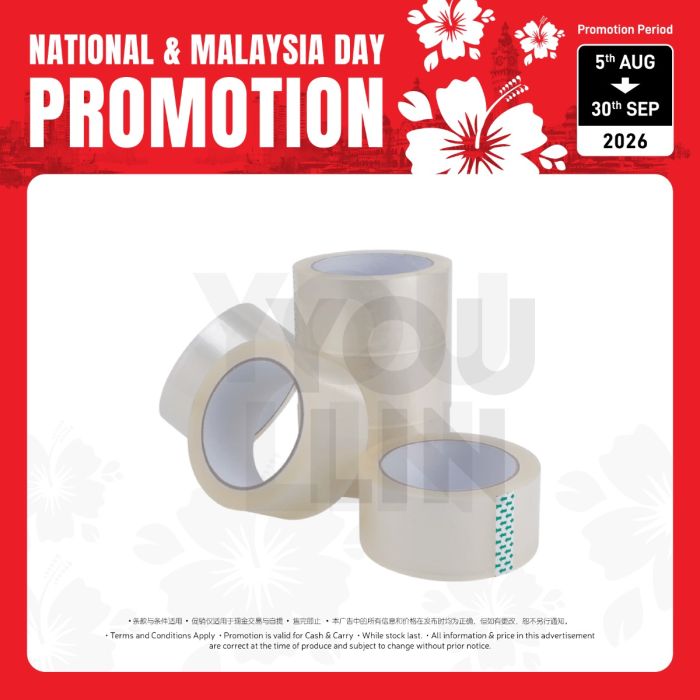 ACE OPP Tape Clear 48mm x 80y