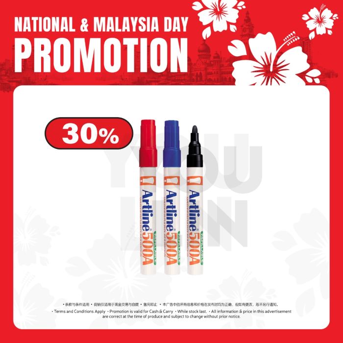Artline 500A Whiteboard Marker Pen 2.0mm