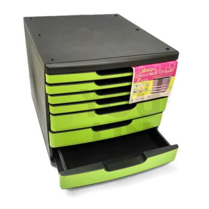 NISO 8844 7 Tier Color Document Drawer