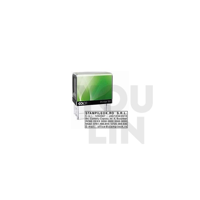 Colop Printer 50 Self-Ink Stamp (max.29 x 68mm)