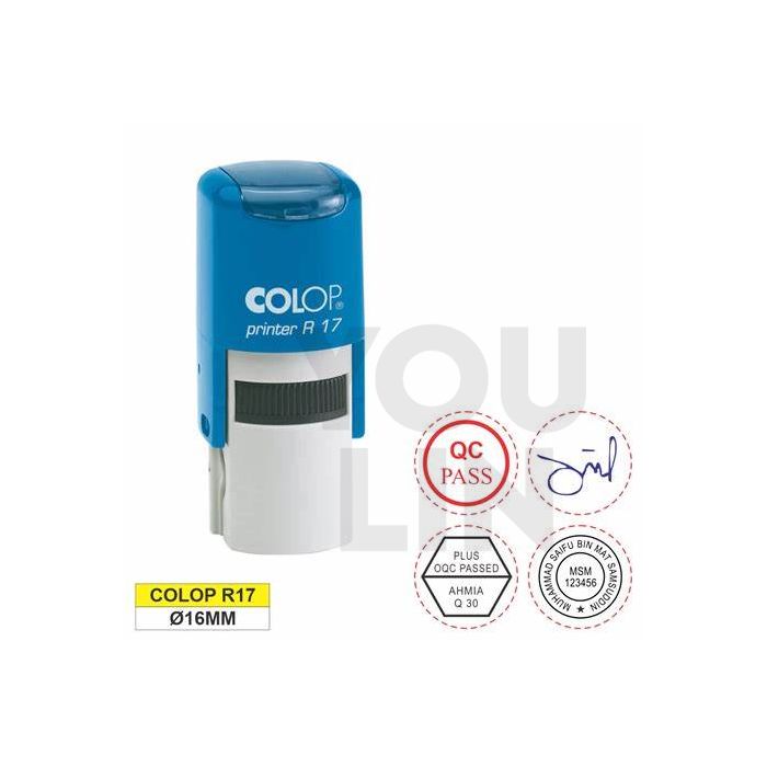 COLOP Self-Inking Round R17 (max. 16mm)