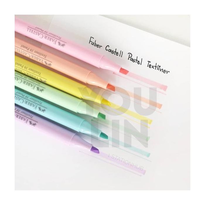 Faber Castell Pastel Textliner Fluorescent / Pastel
