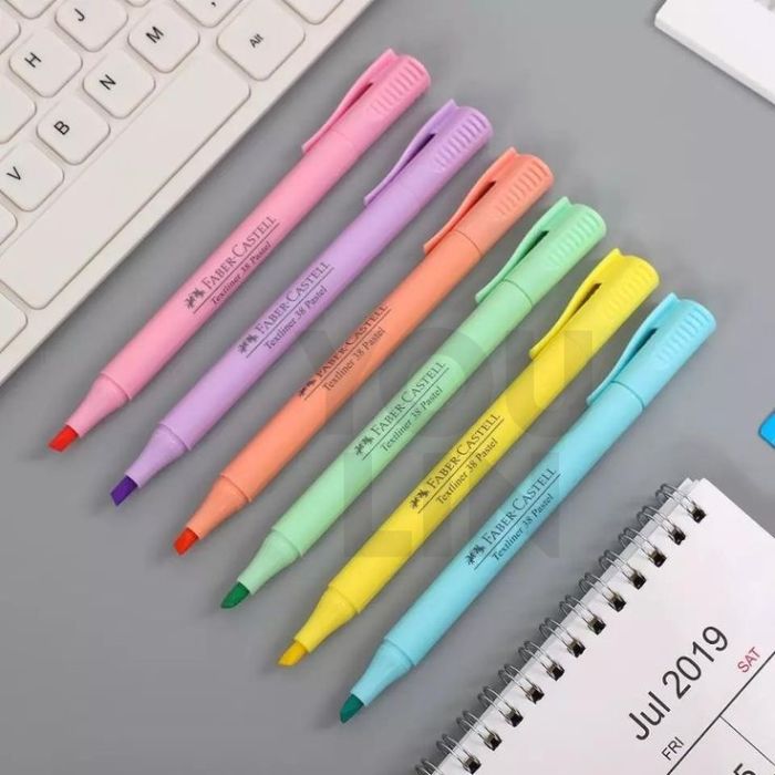 Faber Castell Pastel Textliner 38 Color Highlighter Pen 