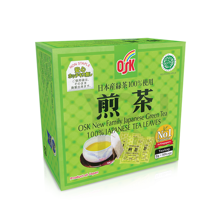 OSK 100% Japanese Green Tea Leaves 2g x 50's