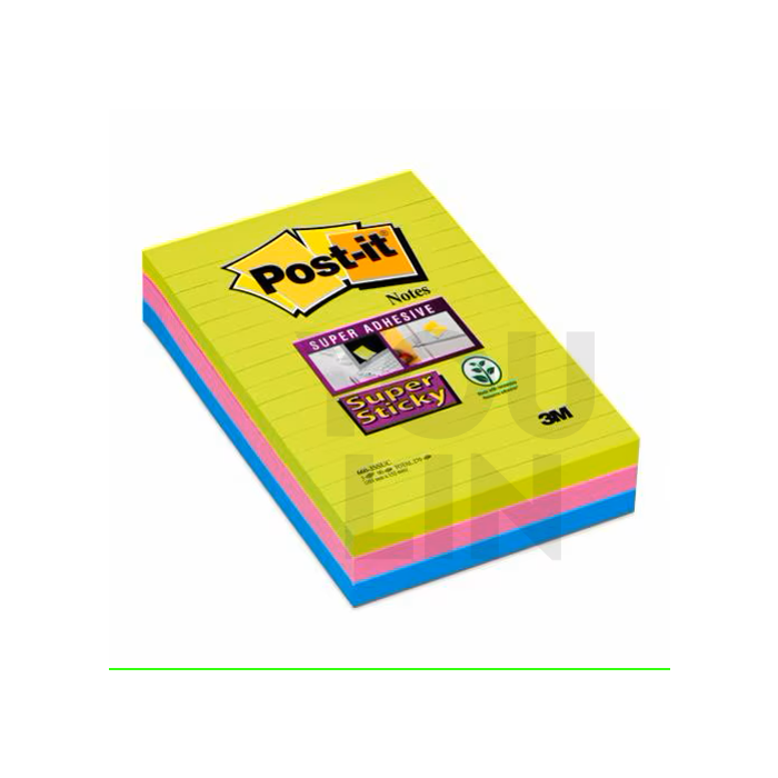 3M 656SS (2" X 3" X 4PAD) SUPER STICKY NOTE CUBE