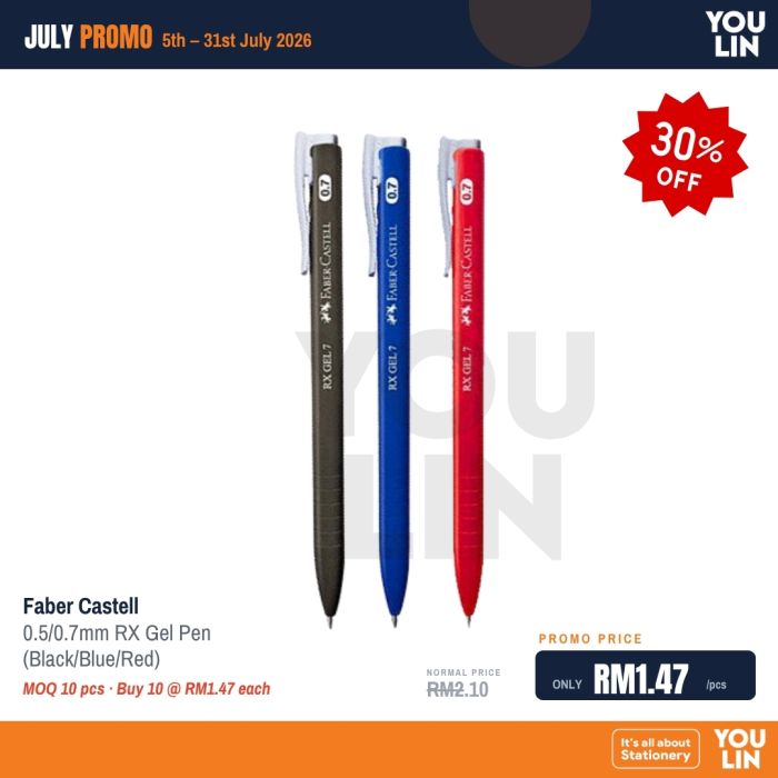 Faber Castell 0.5MM Rx Gel Pen