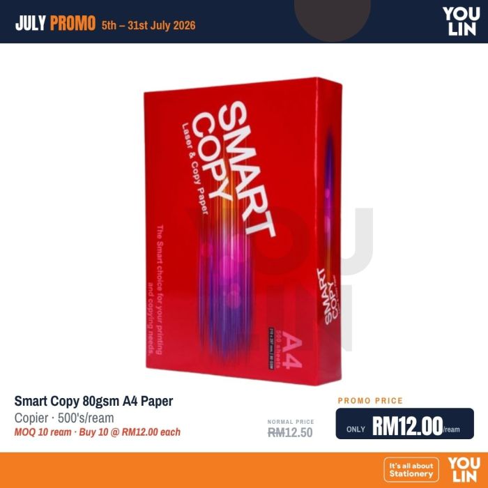 Smart Copy 80gsm A4 Paper 500's