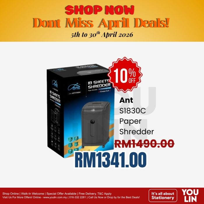 ANT S1830C Cross Cut Shredder