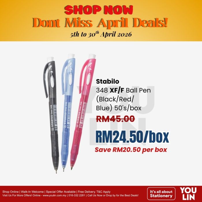 STABILO 348 Extra Fine Ball Pen