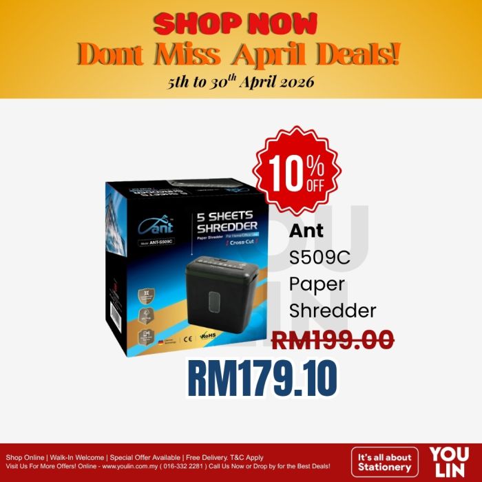 ANT S509C Paper Shredder